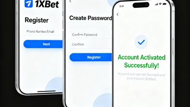 شرح واجهة برنامج 1xBet
