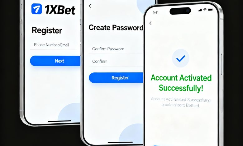 شرح واجهة برنامج 1xBet