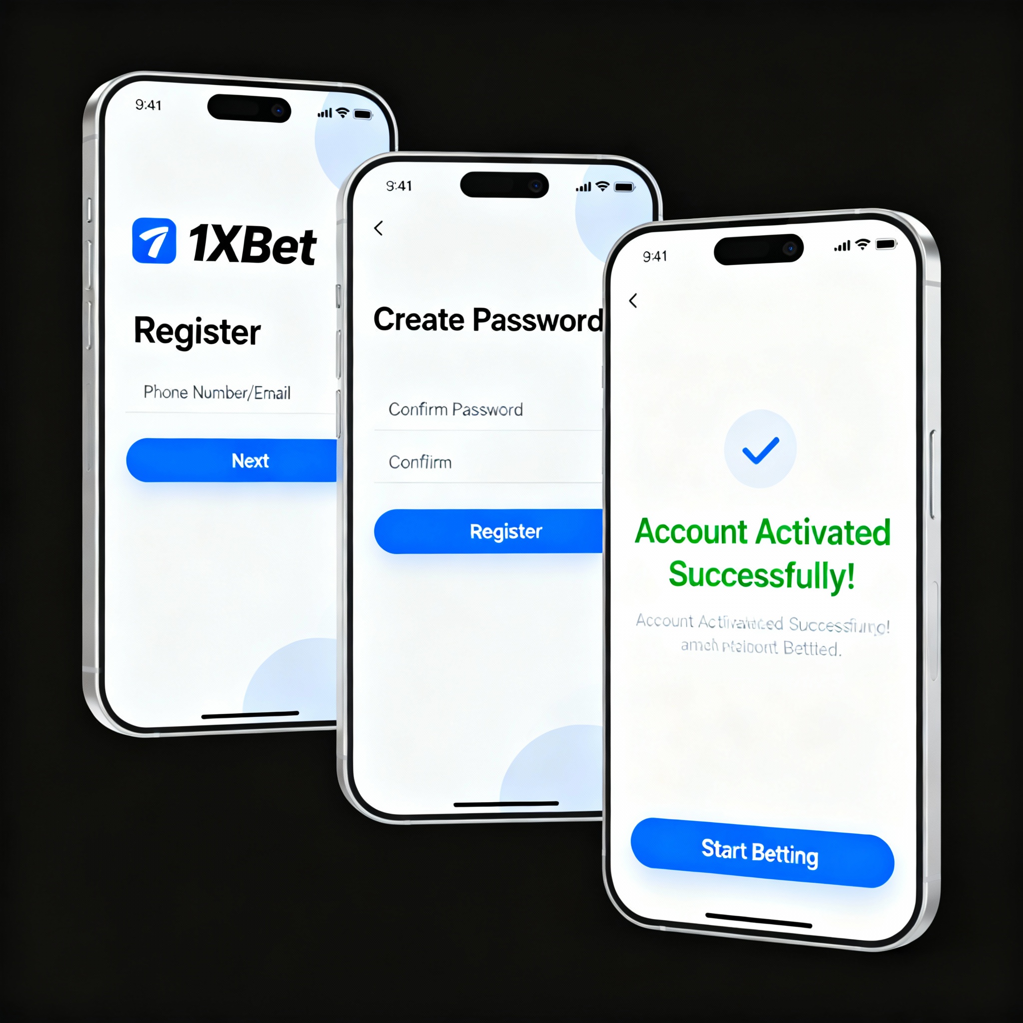 شرح واجهة برنامج 1xBet