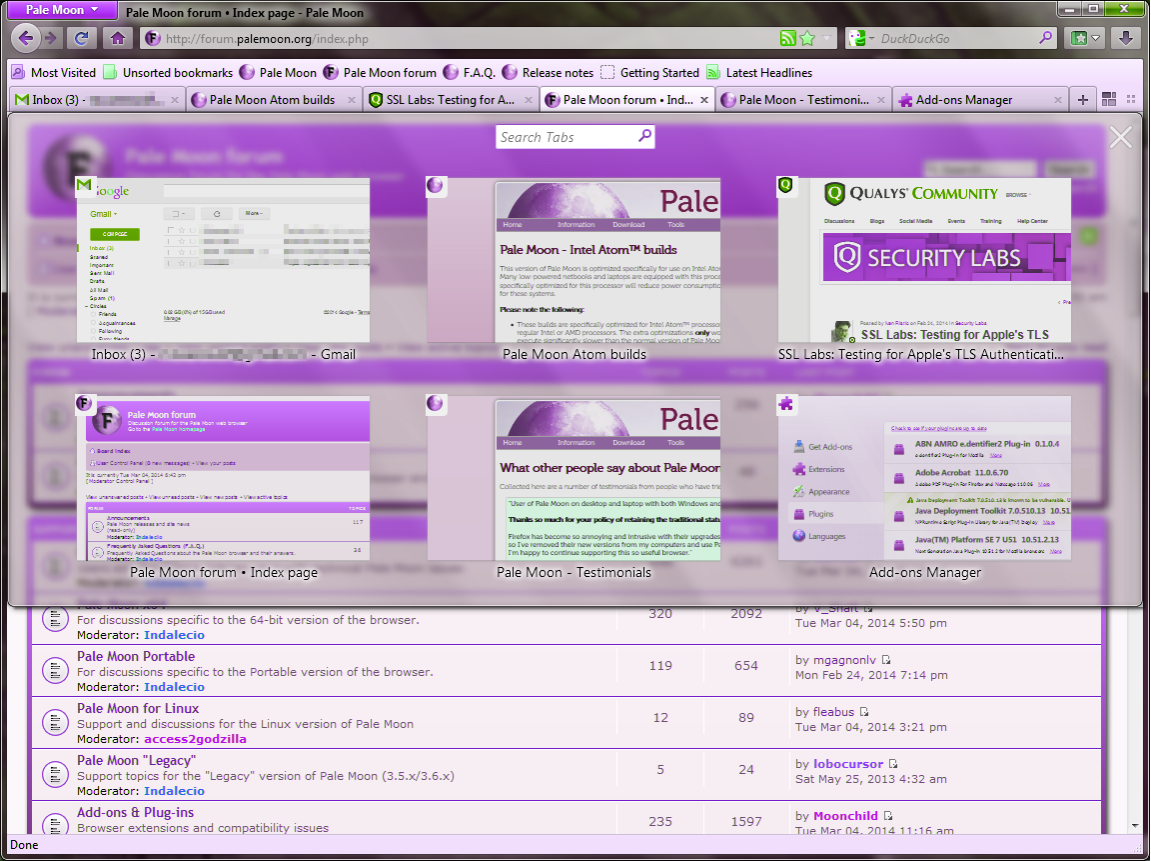 تحميل Pale Moon Browser